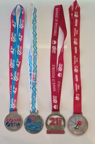 Medaglie RomaOstia Half Marathon Collezione Storic