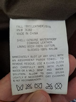 GIUBBINO TIMBERLAND IN PELLE