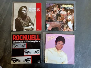 MICHAEL JACKSON y JACKSON 5 lote 10 singles