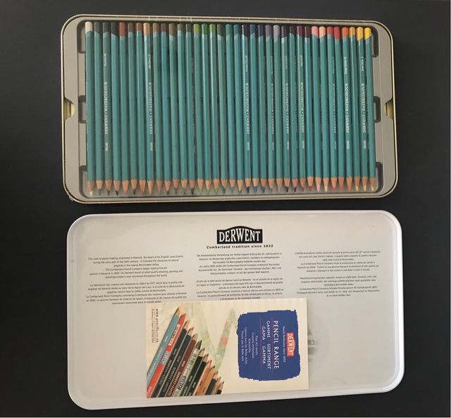 Caja de 36 lápices de colores nuevos