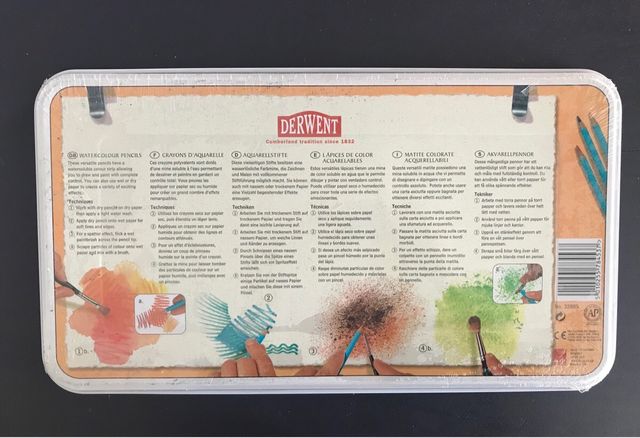 Caja de 36 lápices de colores nuevos