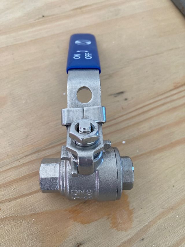 Valvula inox. 1/4”