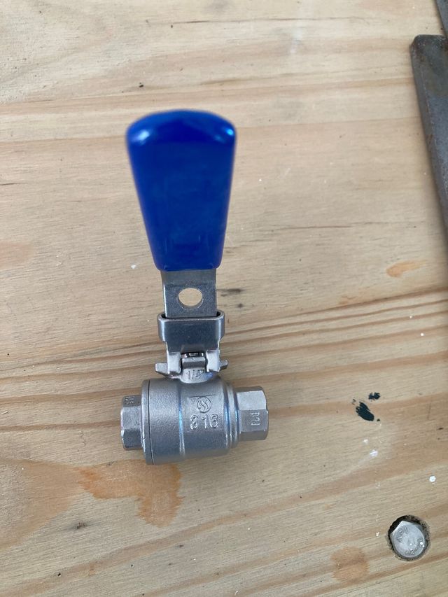 Valvula inox. 1/4”