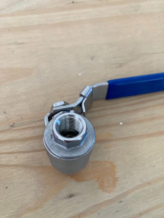 Valvula inox. 1/4”