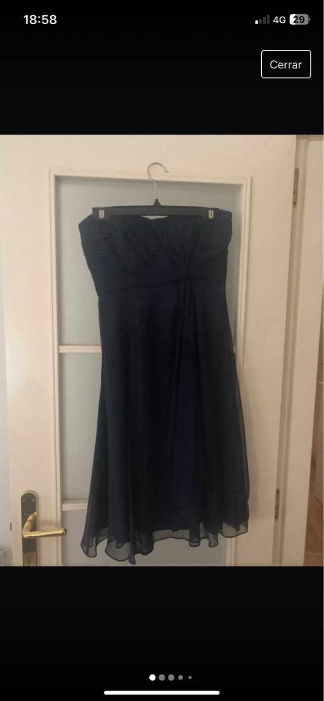 vestido palabra de honor