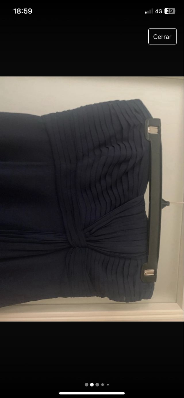 vestido palabra de honor