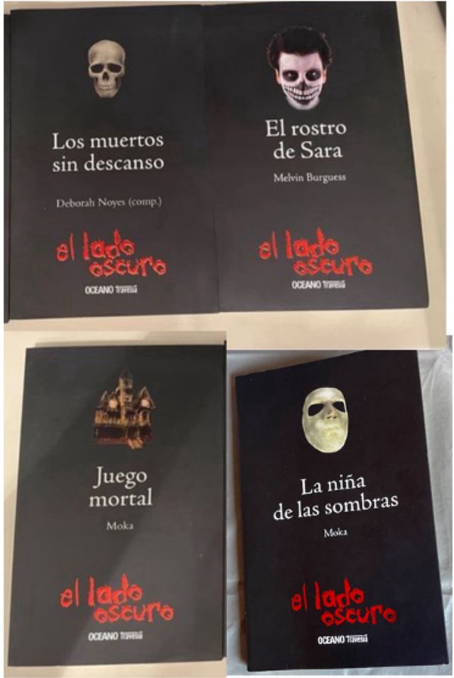 Cuatro libros juveniles de terror
