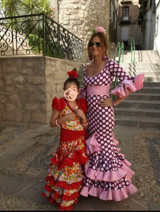 Vestido de gitana o flamenca 