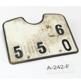 Matrícula para vespa clásica vintage