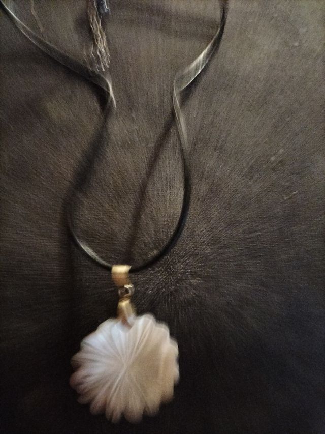 Collar - colgante nácar auténtico nuevo