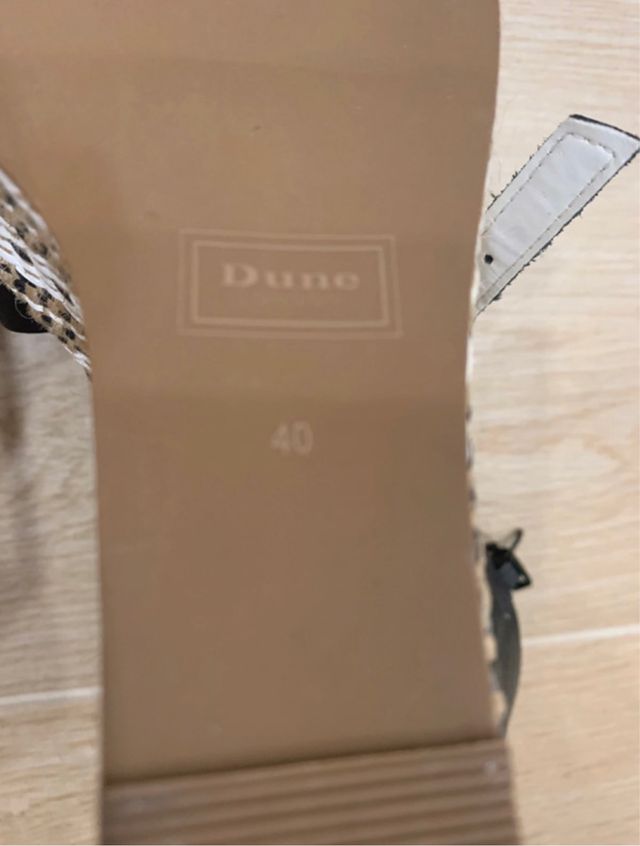 Sandali zeppa Dune London