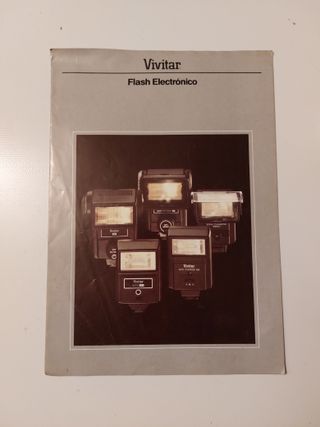 Vivitar flash catalogo 1980