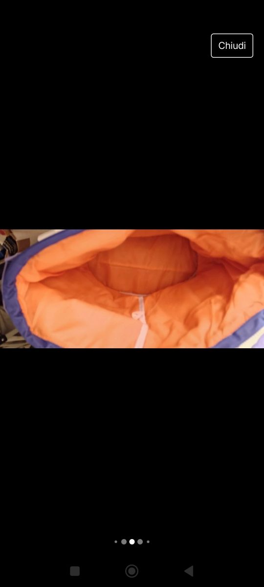 Borsa viola nuova per Pic nic mare