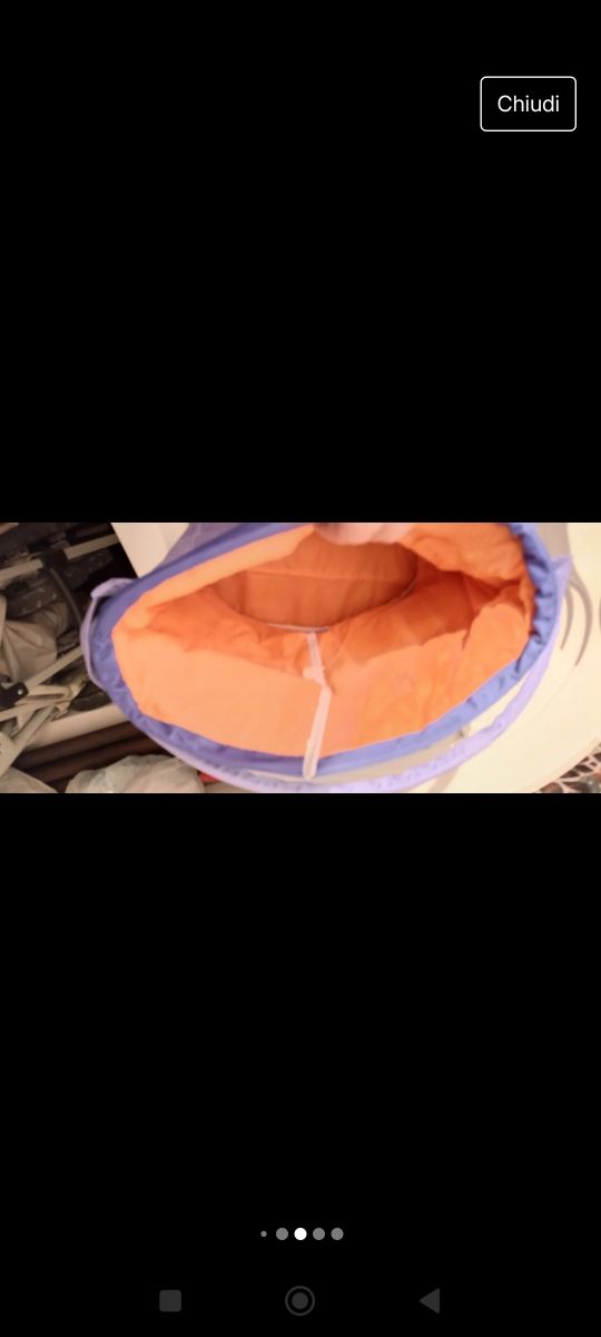 Borsa viola nuova per Pic nic mare