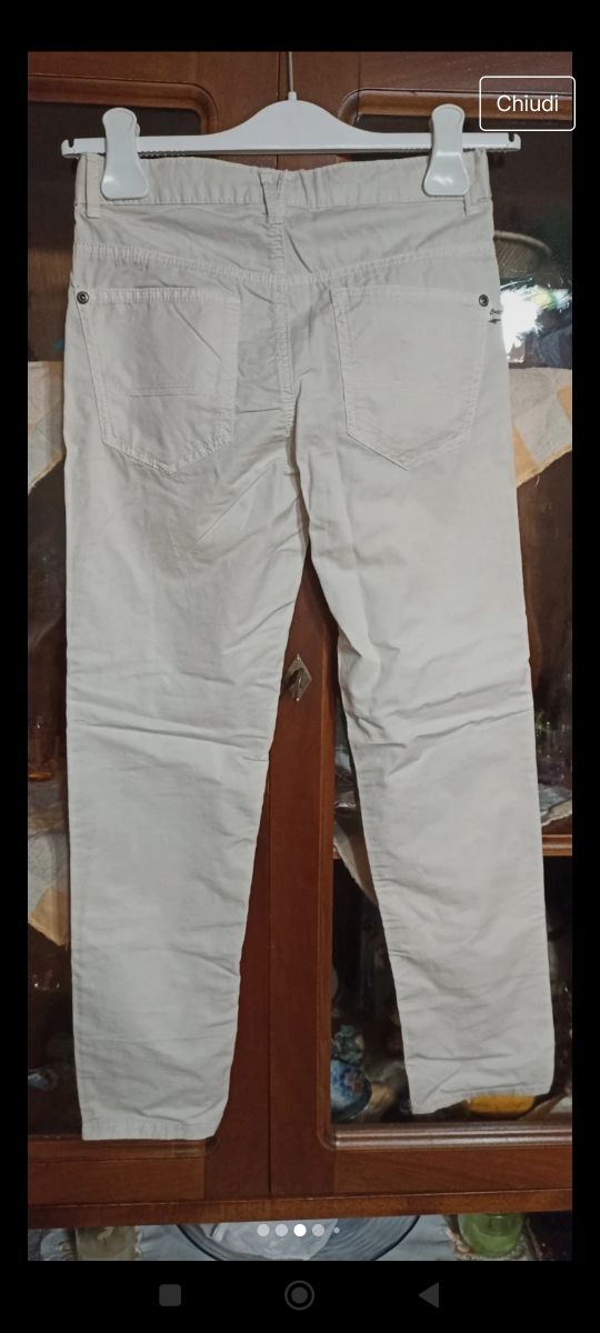 Pantalone Bimbus bimbo panna