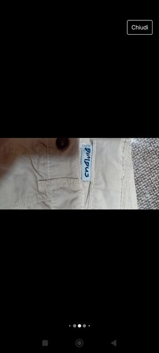 Pantalone Bimbus bimbo panna