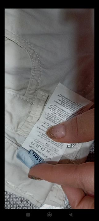 Pantalone Bimbus bimbo panna