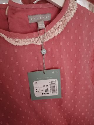 Vestido fiesta nuevo (13/14) años niña
