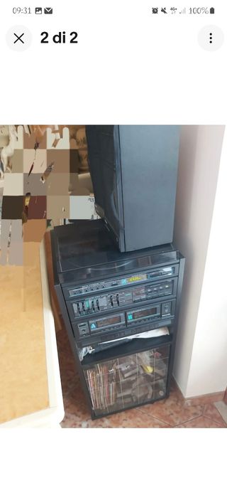 Philips stereo Vinili cassette radio