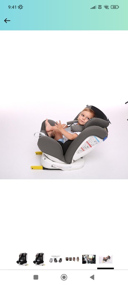 Silla con Isofix grupo 1, 2 y 3