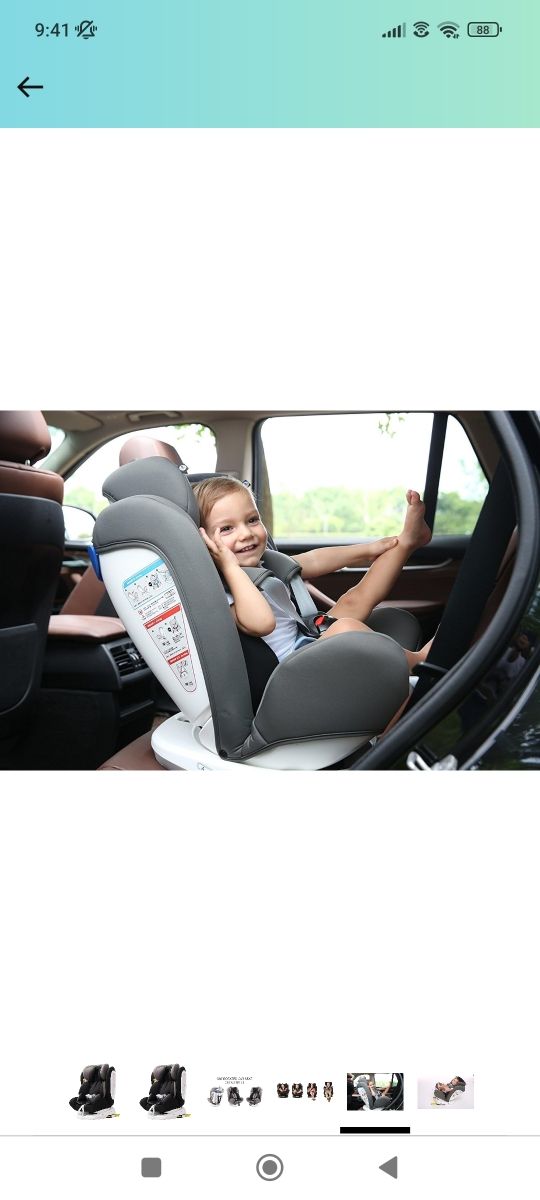 Silla con Isofix grupo 1, 2 y 3