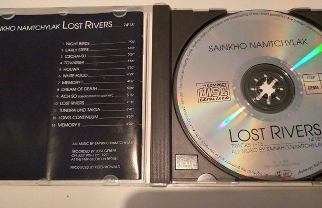 sainkho namtchylak lost rivers. 2x5€