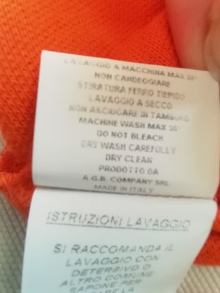 Polo arancione Harmont&Blaine Girls