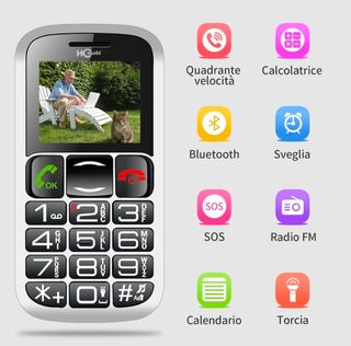 Telefono cellulare anziani