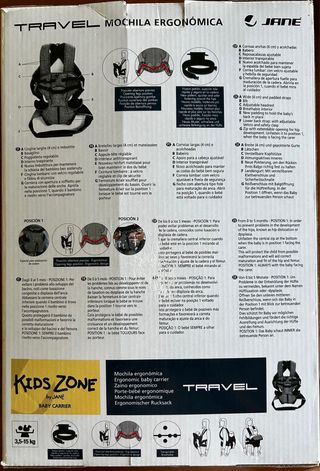 Mochila ergonómica JANÉ