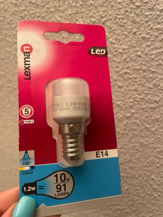 Bombilla nevera led 10W e14