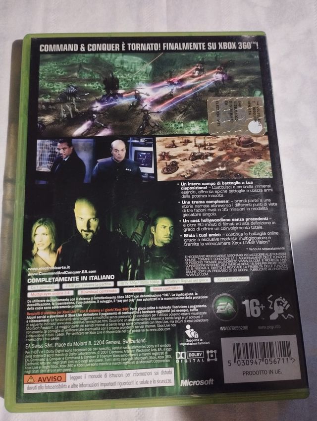 command e conquers -tiberium wars xbox 360