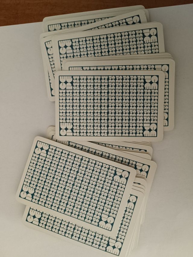 Baraja de cartas vintage