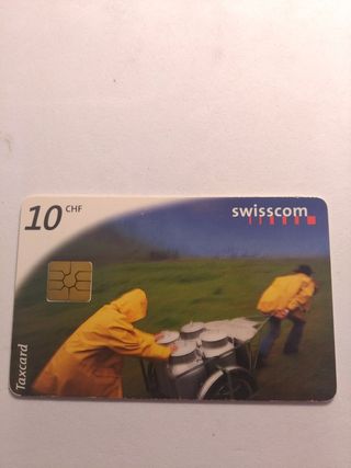 Sei tessere telefoniche svizzere