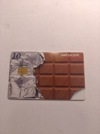 Sei tessere telefoniche svizzere