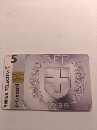 Sei tessere telefoniche svizzere