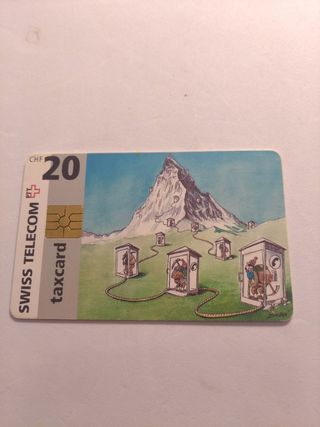 Sei tessere telefoniche svizzere