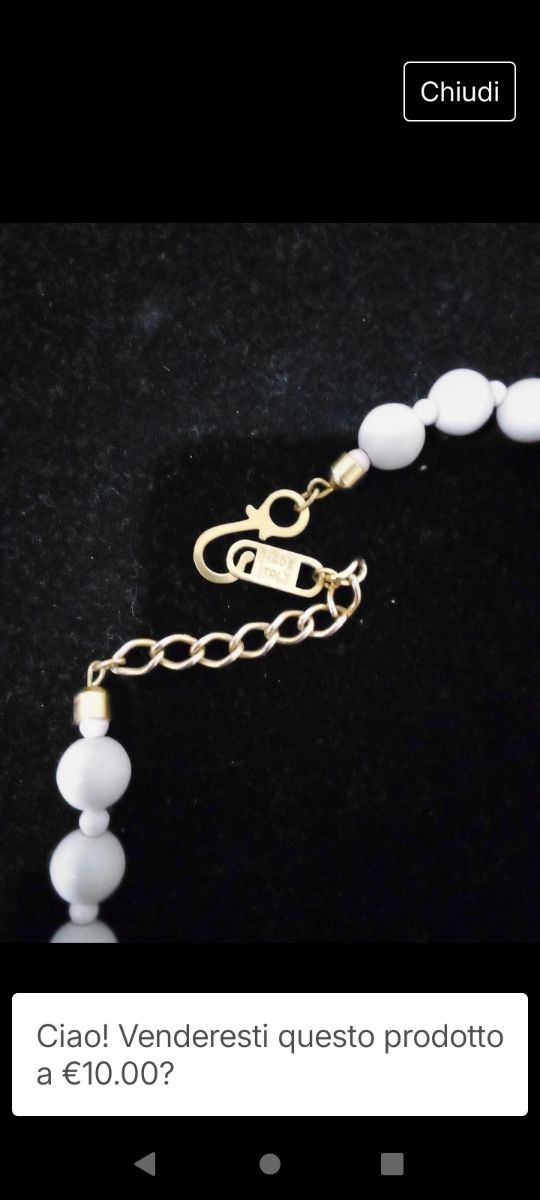 Collana donna made in Italy bijoux