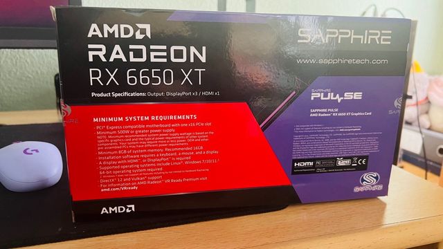 Tarjeta Gráfica RX6650 XT