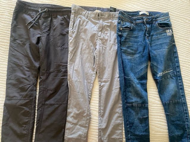 Lote 3 pantalones niño 7/8