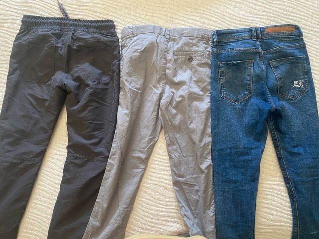 Lote 3 pantalones niño 7/8