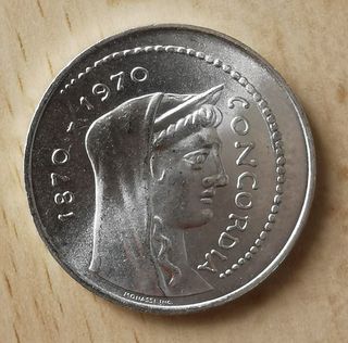 Moneta d'argento da 1000 Lire "Roma Capitale"
