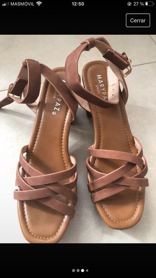 Sandalias marrón