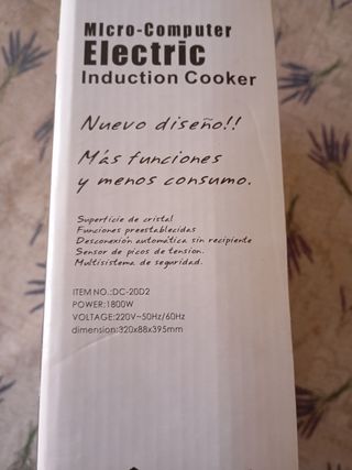 Placa inducción
