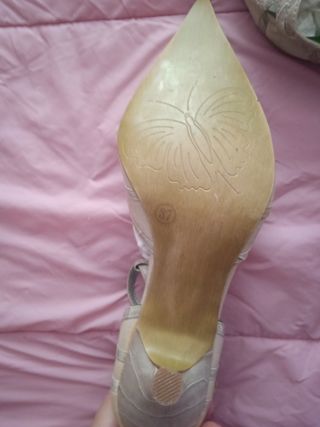 Zapatos fiesta tacón bajito