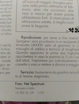 Piante e fiori,schede. Hobby