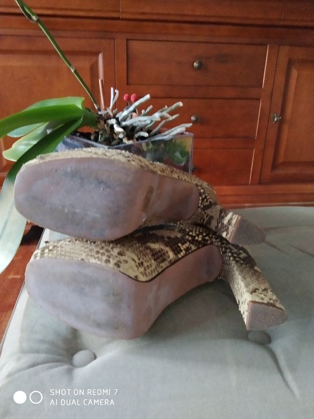 Plataformas serpiente piel