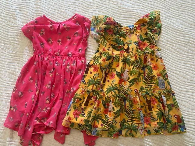 Lote 2 vestidos niña 2/3 años H&M
