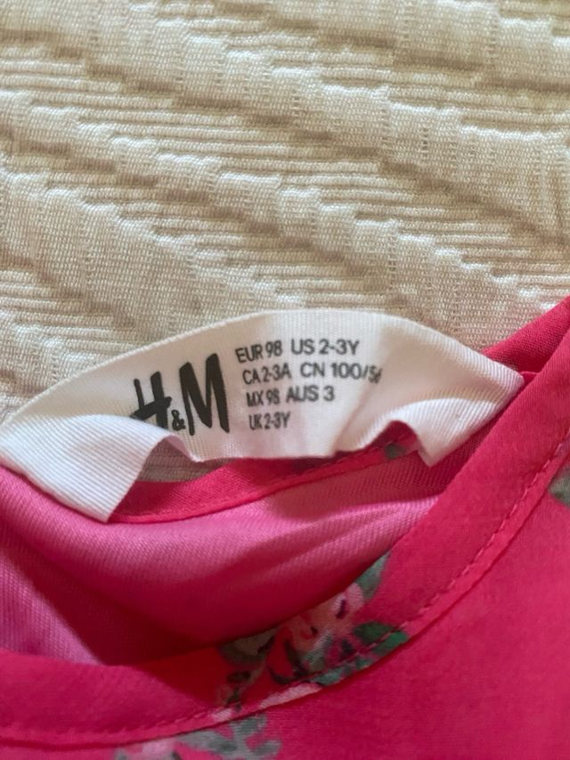 Lote 2 vestidos niña 2/3 años H&M