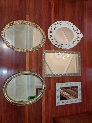 Espejos varios de pared