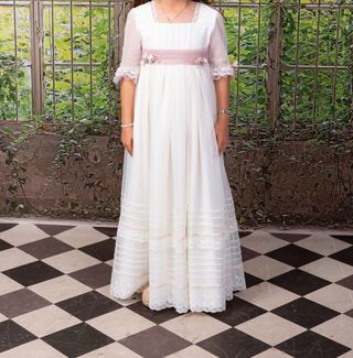 Vestido comunión Rosa Clará